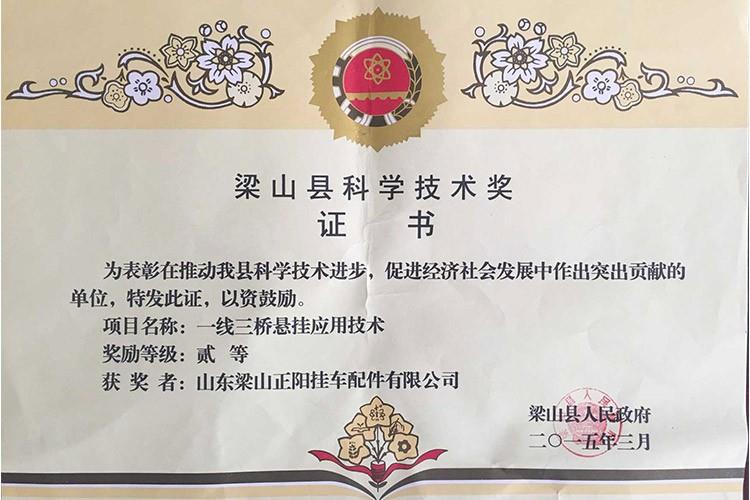 梁山县科技奖励